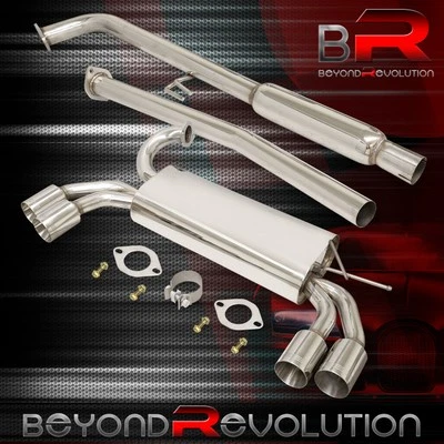 For 2010-2014 Genesis Coupe 2.0 Turbo 2.5" Catback Exhaust 3.5" Dual Tip GODSNOW Foto 1 de 4