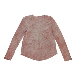 Camisa Lululemon Back in Action Manga Larga Talla 8 Cirrus Lavado Blanco Rosa Peonía - Imagen 1 de 6