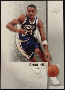 2011-12 Upper Deck SP ¡Tarjeta Auténtica Grant Hill #3 Duke Blue Devils! - Imagen 1 de 2