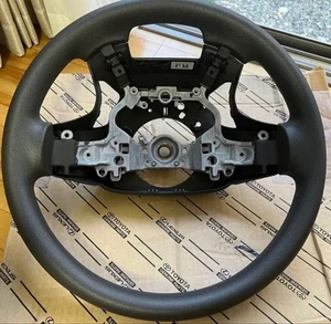 Genuine Toyota Land Cruiser Prado 150 TX Steering Wheel Black Unused Takeoff - Picture 1 of 3