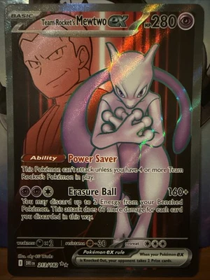 Team Rocket's Mewtwo ex 213/182 Sv10: Destined Rivals Holo - Image 1 of 2
