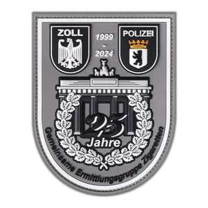 Abzeichen/Patch; Polizei - Zoll ZFA / LKA GEZig Berlin - 25 Jahre - Bild 1 von 1