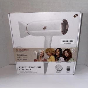 T3 Featherweight StyleMax 1875W Hair Dryer - White & Rose Gold (77832) Read - Picture 1 of 5