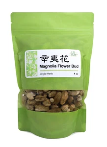 New Packaging Magnolia Flower Bud Xin Yi Hua 辛夷花 4 oz - Picture 1 of 2