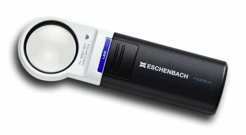 Eschenbach 1511-7 Mobilux 7x LED Illuminated Hand-held Magnifier With Aspheric Lens