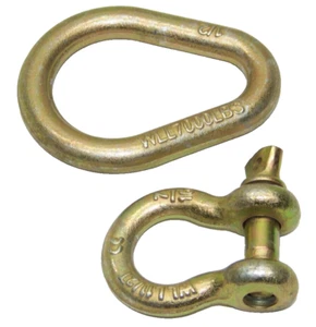 Replacement Parts 7/16" Screw Pin Shackle & 1/2" link for G Style Clamp Puller - Picture 1 of 2