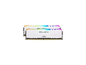 Crucial Ballistix RGB 3200 DDR4 DRAM Desktop Gaming Memory Kit 16GB(8Gx2)-WHITE - Picture 1 of 2
