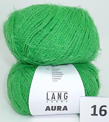 LANG YARNS Baumwollgarn AURA LangYarns 50g Knäuel sehr weich und leicht flauschig