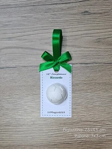 GESSI GESSETTI PROFUMATI CALCIO LAUREA 18° BOMBONIERE/SEGNAPOSTO 50 PEZZI 40€ - Foto 1 di 1