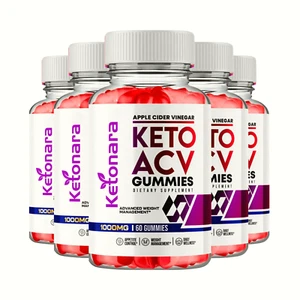 5-Pack Ketonara Keto ACV Gummies, Ketonara Gummies Weight Loss (300 Gummies) - Picture 1 of 6