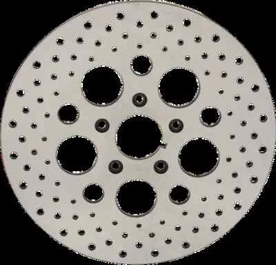 Disco de rotor de freno delantero DS 11,5 perforado para Harley Sportster 883 86-99 Foto 1 de 3