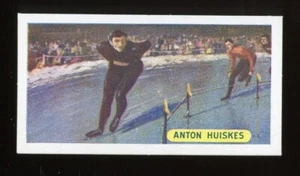 1957 Junior Service berühmte Sportrekorde Eislaufen #23 Anton Huiskes fast neuwertig/mt - Bild 1 von 2