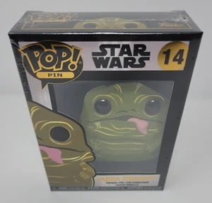 Pin Esmalte Pop Funko Disney Star Wars #14 Jabba The Hutt Totalmente Nuevo Sellado - Imagen 1 de 5