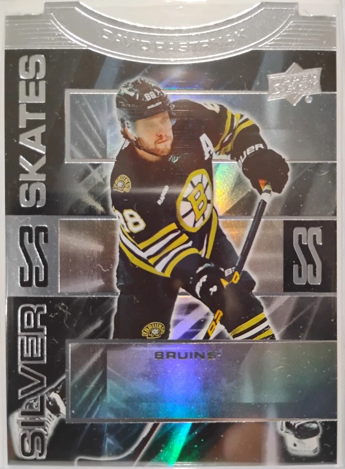 2023-24 Upper Deck Extended Hockey Series David Pastrnak Silver Skates # SS-25 - Image 1 of 2
