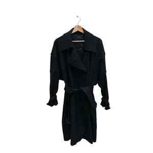 MAison Martin Margiela FW 2009 Black Double Breasted Wool Coat Size IT 44 fits - Picture 1 of 5