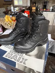 HAIX MEN'S AIRPOWER P7 HIGH WATERPROOF TACTICAL BOOTS 206215 NEW. Size 10 - Picture 1 of 6