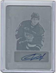 2016-17 ITG HEROES & PROSPECTS ALEX DEBRINCAT METAL BLACK PLATE 1/1 BLACKHAWKS - Bild 1 von 2