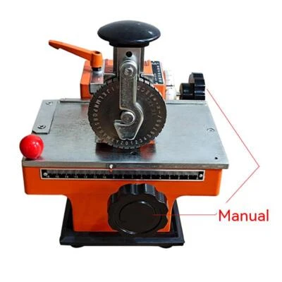 Macchina per marcatura manuale goffratura marcatura incisione acciaio stampatrice - Immagine 1 di 4