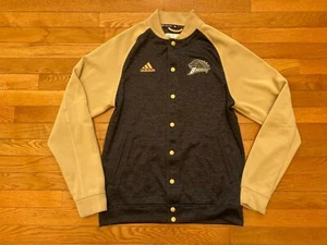 Western Michigan Broncos Adidas Jacket Men's Sz Small Snap Button  - Picture 1 of 4