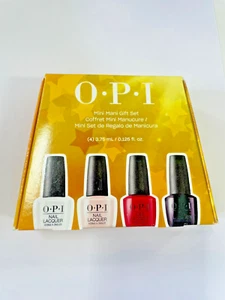 OPI MINI Mani Nail Polish Gift Set x4 3.75ml Bottles - Picture 1 of 2