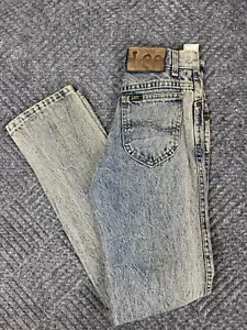 Vintage Lee Juniors Easy Frosted Rider Kids Boys Tapered 24x30 Acid Wash NWT - Picture 1 of 16