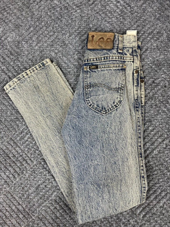 De colección Lee Juniors Easy Frosted Rider Niños Niños Cónico 24x30 Lavado Ácido Nuevo con Etiquetas Foto 1 de 4