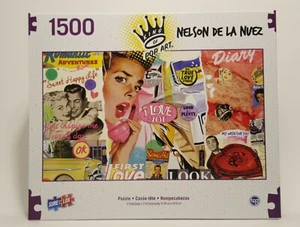Sure-Lox:Sweet Happy Life 1500 Pc Jigsaw Puzzle Pop Art Nelson De La Nuez Retro - Picture 1 of 8