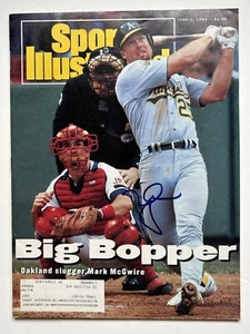 Mark McGwire SIGNED Autograph Oakland A’s Sports Illustrated SI 1992 - K9 COA - Picture 1 of 1