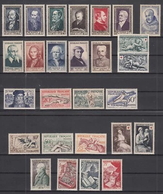 PF23014/ FRANCE – 1952 / 1954 MINT MODERN SELECTION – CV 245 $ - Image 1 of 2