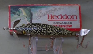 Scarce Heddon 150 Crackleback, 3 3/4", Downleaping Box, Minor Scuff, C. 1924-27 - Picture 1 of 8