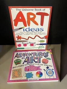 (2 Stück) Abenteuer in der Kunst (8-13 Jahre alt) & Usborne Buch der Kunstideen - Bild 1 von 7