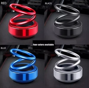 Solar Rotating Car Perfume Air Freshener Aromatherapy Ornament Car Accessories - Picture 1 of 18
