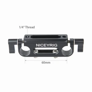 Niceyrig 15mm Nato Dual Rod Clamp Nato Rail  - Picture 1 of 8