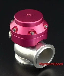 44mm Wastegate 10 PSI Turbo Stainless Steel V Band Dump Valve Red IIM - Bild 1 von 12