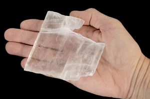 Selenit Platte 3" 4-7 Oz Gesteine Mineral Probe Ladeplatte Kristall  - Bild 1 von 4