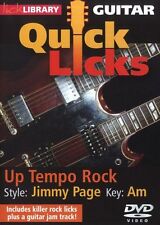LICK LIBRARY Learn to Play QUICK LICKS JIMMY PAGE Up Tempo Rock Tutor GUITAR DVD