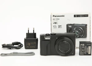 Panasonic Lumix DC-TZ90 20.3MP Kompakt-Digitalkamera (Schwarz) 30x Zoom - OVP - Bild 1 von 10