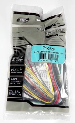 Arnés de cables Metra Turbowire OEM para Ford Lincoln Mercury 2003-2012 71-5520 Foto 1 de 3