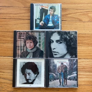 BOB DYLAN 5xCD LOT highway 61 revisited blonde on blonde freewheelin new morning - Picture 1 of 3