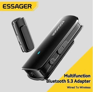 Essager Multifunctional BT 5.3 Wireless Stereo Adapter 3.5mm Aux Jack: - Picture 1 of 7