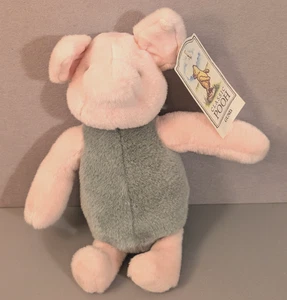 Peluche Gund Classic Piglet - bambola peluche con etichetta - amico Winnie The Pooh - Foto 1 di 12