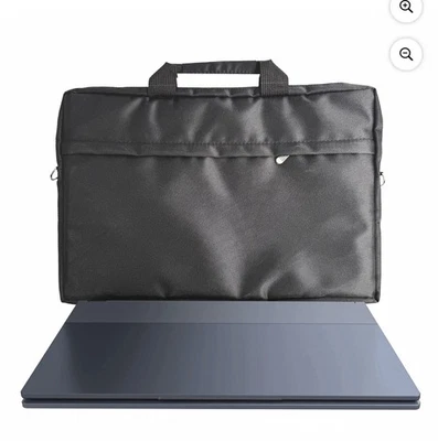 Bolsa para portátil más grande ZAQTG para computadora portátil de 15,6 pulgadas, tableta, negra Foto 1 de 4