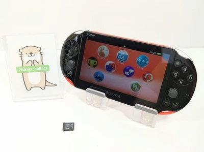 Consola PS Vita roja negra PCH 2000 PCHJ-10018 con 16 GB Wi-Fi PSV probada Sony 0901F Foto 1 de 4