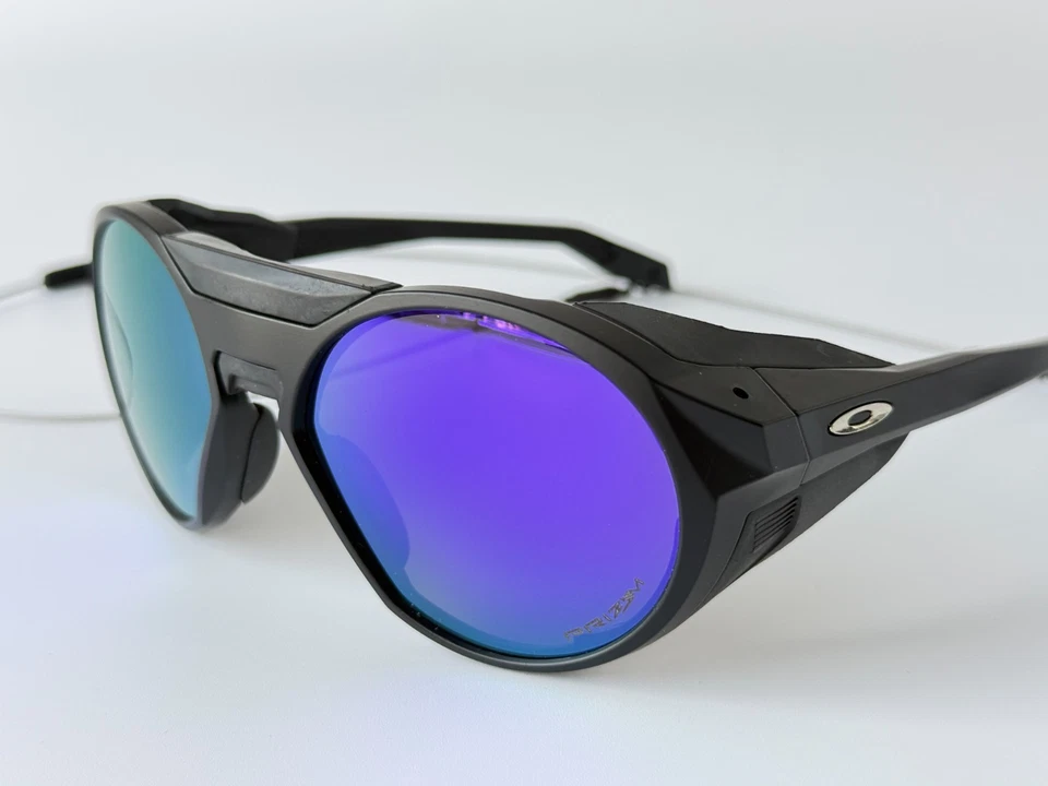 Gafas de sol Oakley CLIFDEN OO9440 negro mate púrpura lentes nuevas Foto 1 de 4