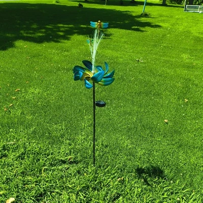 Dragonfly Sparkle Solar Spinner (regalo de arte de estantería) Foto 1 de 4