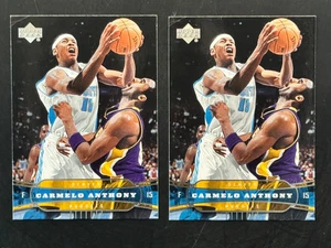 Carmelo Anthony, 2004 Upper Deck, #39, 2 Card Lot, Cards NM-Mint - Picture 1 of 2
