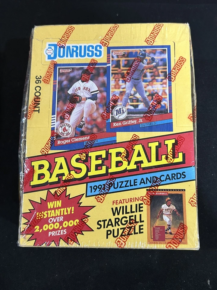 Donruss 1991 Series 1 Baseball Box - 36 Cards