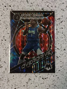 Anthony Edwards 2021-22 Mosaic Overdrive Mosaics Prizm Timberwoves - Picture 1 of 2