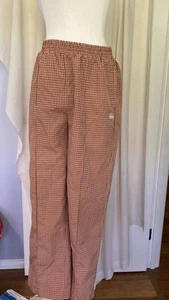 STUSSY Grunge Red & Orange Striped High Waist Pocket Wide Leg Pants Size 10 - Picture 1 of 9