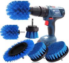 Drill Cleaning Brushes Set Ultra Durable Heat Wear Resistant Bristles 5 PCS Blue